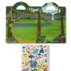 Aktivitatenbuch Mit Aufklebern - Safari