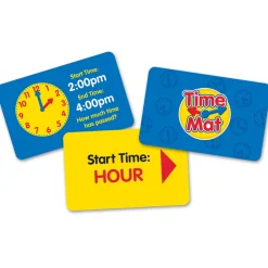 Aktivitatsmatte - Lerne Die Uhrzeit (Englisch)