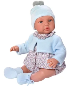 Asi Puppe Leo - Mit Strampler Und Cardigan, 46 Cm