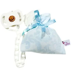 Asi Puppe Zubehör - Schnuller Im Beutel, Blau