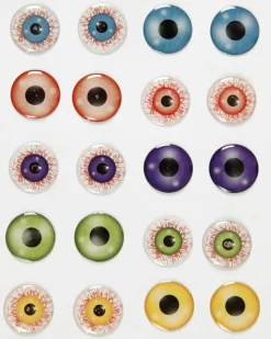 Aufkleber 3D Augen - O 20 Mm, 1 Bogen