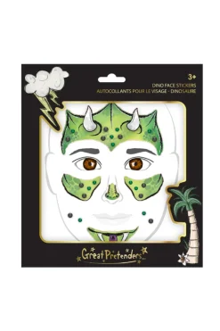 Aufkleber Gesicht - Dinosaurier