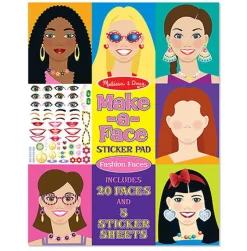 Aufkleberheft - Gestalte Gesichter