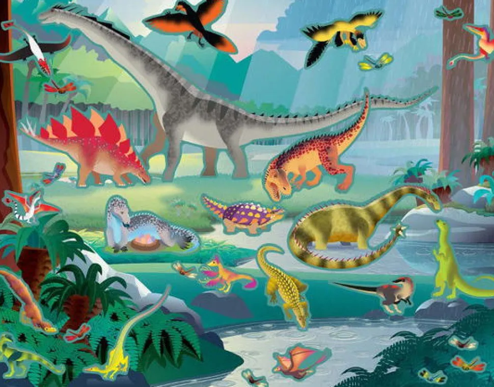 Aufkleberheft - Prahistorisches Tierleben