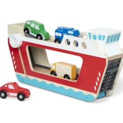 Autofahre Aus Holz Inkl. 4 Fahrzeuge