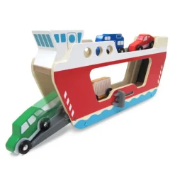 Autofahre Aus Holz Inkl. 4 Fahrzeuge