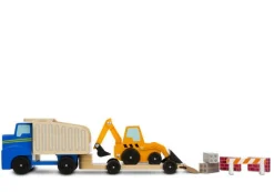 Autos Aus Holz - Baustellenfahrzeuge