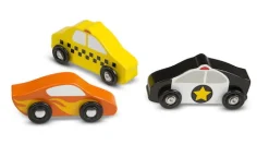 Autos Aus Holz - Kleine Fahrzeuge, 9 Teile