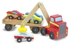 Autotransporter - Magnetisch, Mit 4 Autos