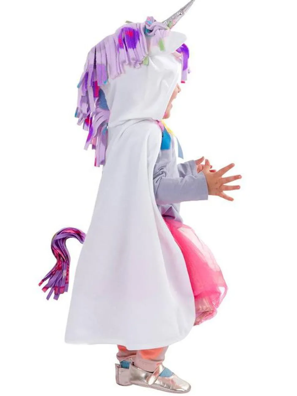 Babyanzug Einhorn, Weis