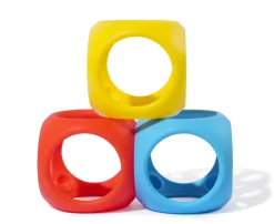 Babyball Aus Silikon - Grundfarben, 3 Stk.