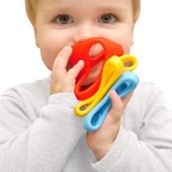 Babyball Aus Silikon - Grundfarben, 3 Stk.