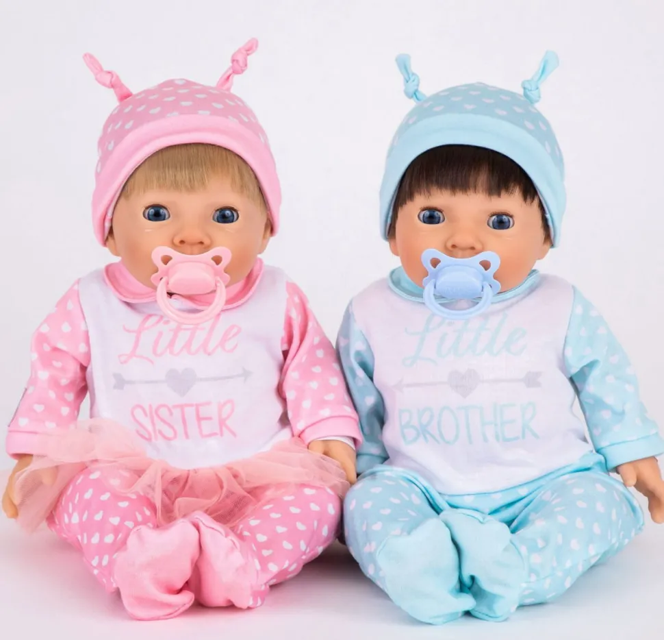 Babypuppen Zwillinge - 45 Cm / 1.255 G