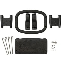 Baby-Schaukel Mit Gummisitz - Schwarz