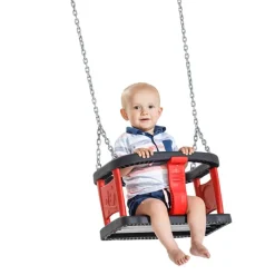 Baby-Schaukel Mit Gummisitz - Rot