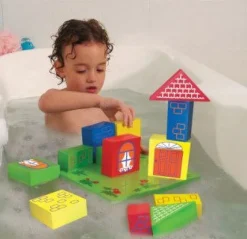 Badespas - Schwimmende Bausteine