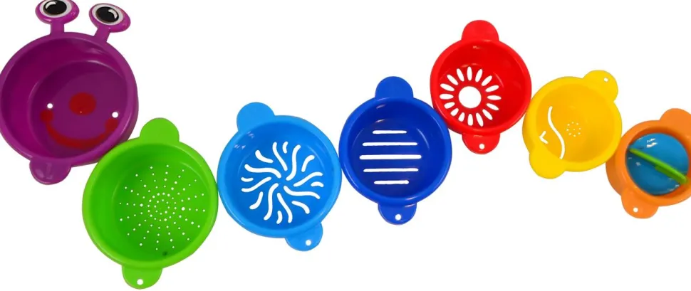 Badespielzeug - Stapelbecher, 7 Stk.