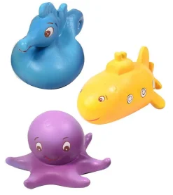 Badetiere Aus Naturgummi - 3 Stk.
