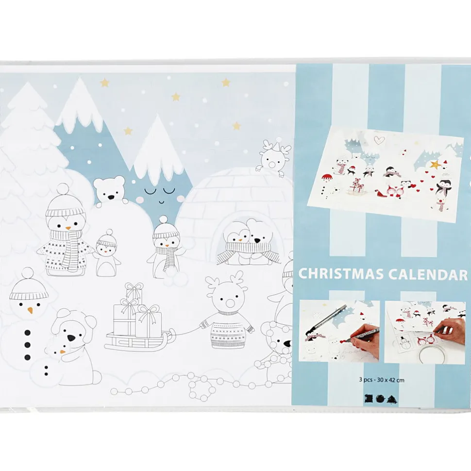 Bastle Einen Adventskalender - M. Motiv, 3 Stk.