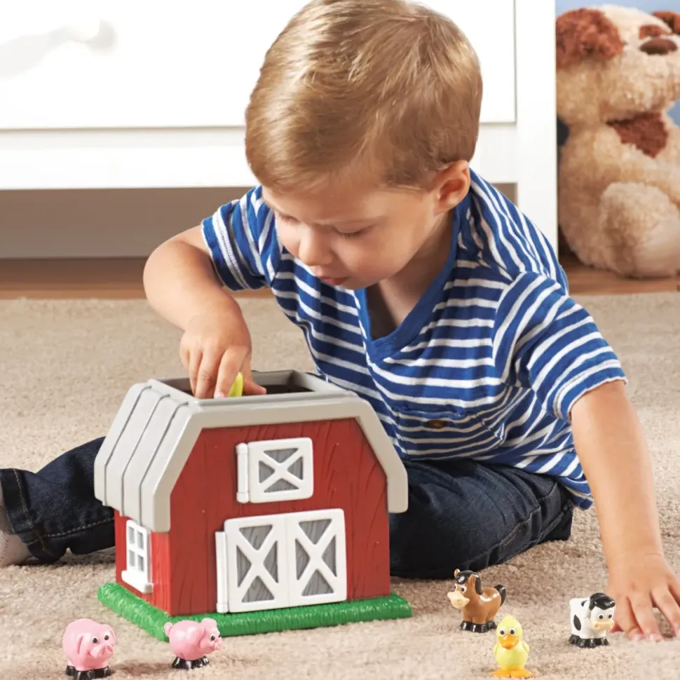 Bauernhof - Feinmotorisches Versteckspiel
