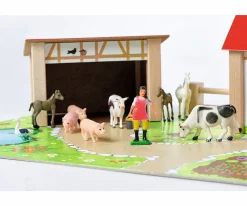 Bauernhof Mit Tieren Und Zubehör, 25 Teile