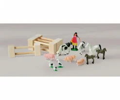 Bauernhof Mit Tieren Und Zubehör, 25 Teile