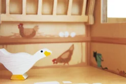 Bauernhof Mit Tieren Und Zubehör - Holz, 22 Teile