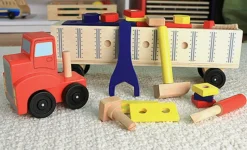 Bauset Lastwagen Riesig - Aus Holz