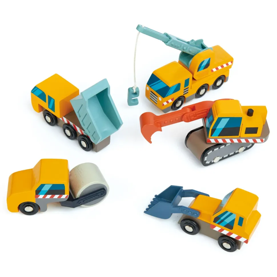 Baustellenfahrzeuge, 5 Stk.