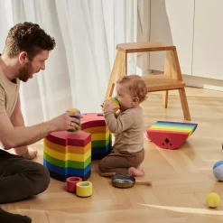 B0Bles Elefant L - Rainbow