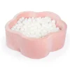 Bällebad Inkl. 200 Bälle, Altrosa (100X30 Cm)