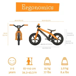 Bmxie 2 - Leichtes Laufrad - Ginger (2-5 J.)