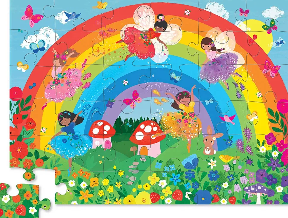 Boden-Puzzle - 36 Teile - Regenbogen
