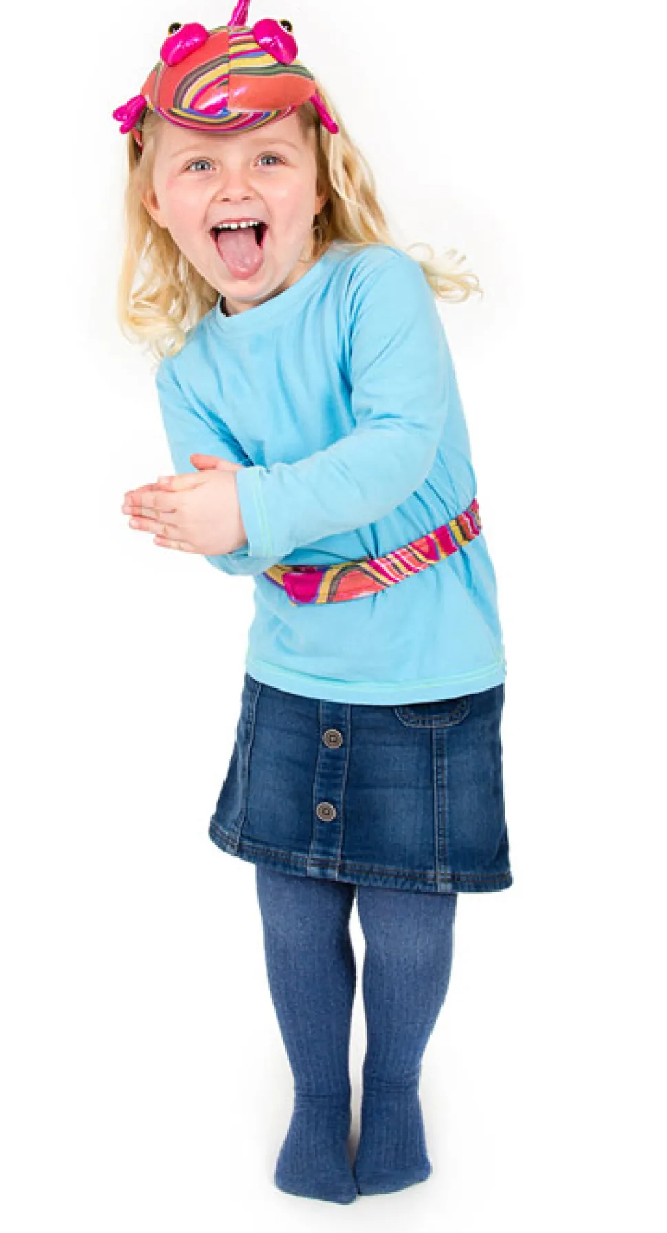 Bunter Fisch - Kopfbedeckung & Schwanz