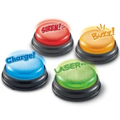 Buzzer Mit Licht Und Ton - 4 Stk.