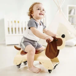 Dackel Auf Radern - Rutschfahrzeug