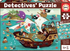 Detektiv-Puzzle - Piratenleben, 50 Teile