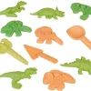 Dino Sandformchen Set, 11-Teilig (Biobasiert)