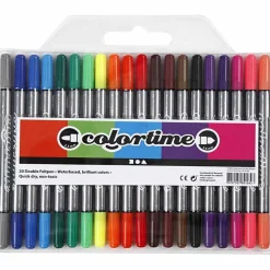 Doppelfilzer - Grundfarben, 20 Stk.