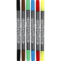 Doppelfilzer - Grundfarben, 6 Stk.