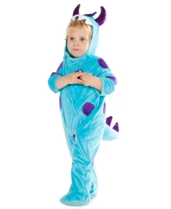 Drachenstrampler, Blaues Muster