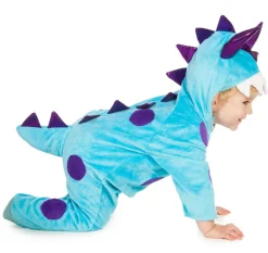 Drachenstrampler, Blaues Muster