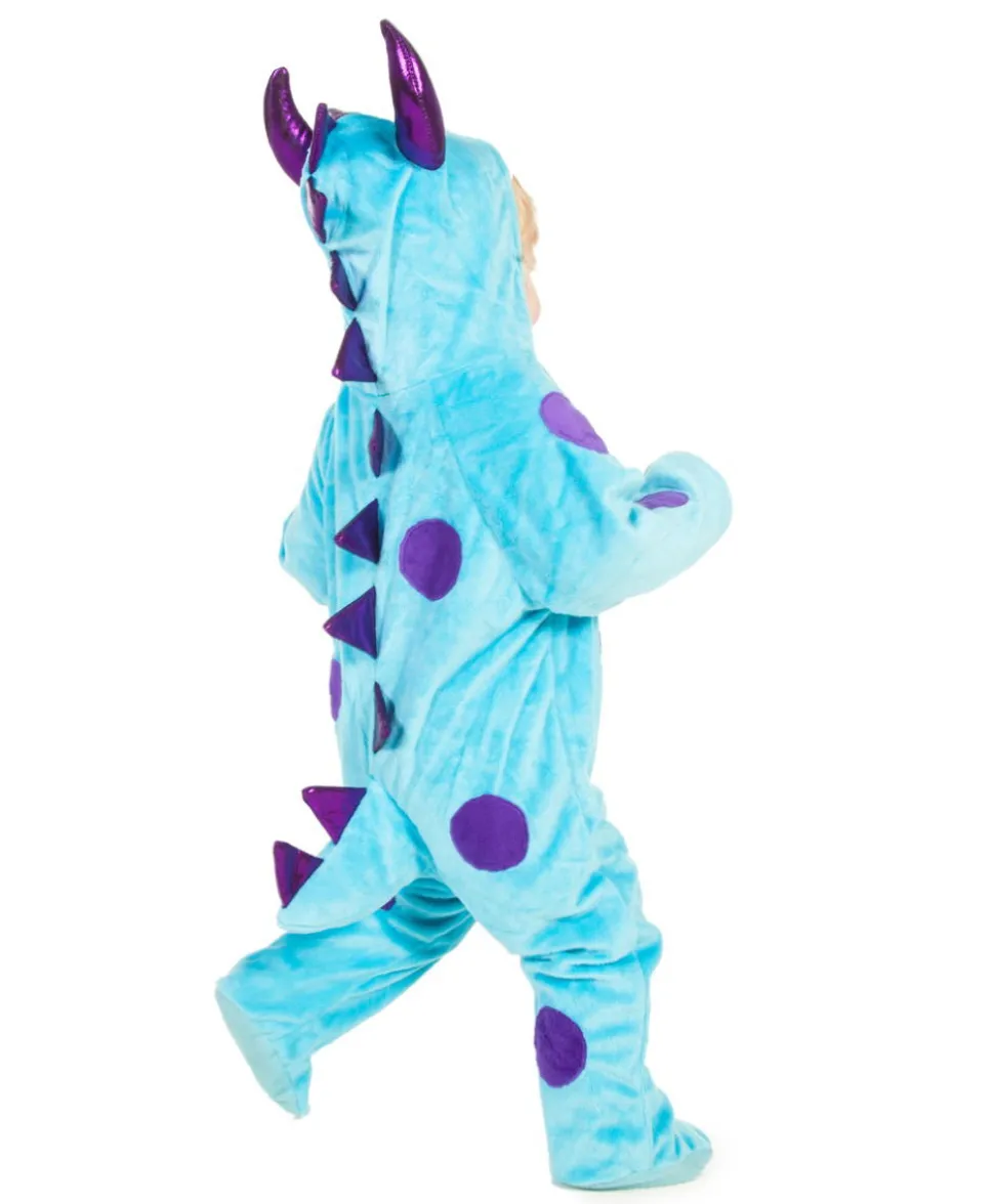 Drachenstrampler, Blaues Muster