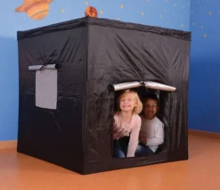 Dunkelzelt - Viereckig, Schwarz