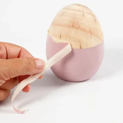 Ei Aus Holz – H: 10,3 Cm, 1 Stk.