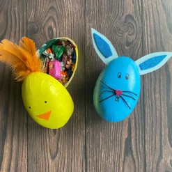 Eier Aus Pappe - Zweiteilig, 2 Stk.