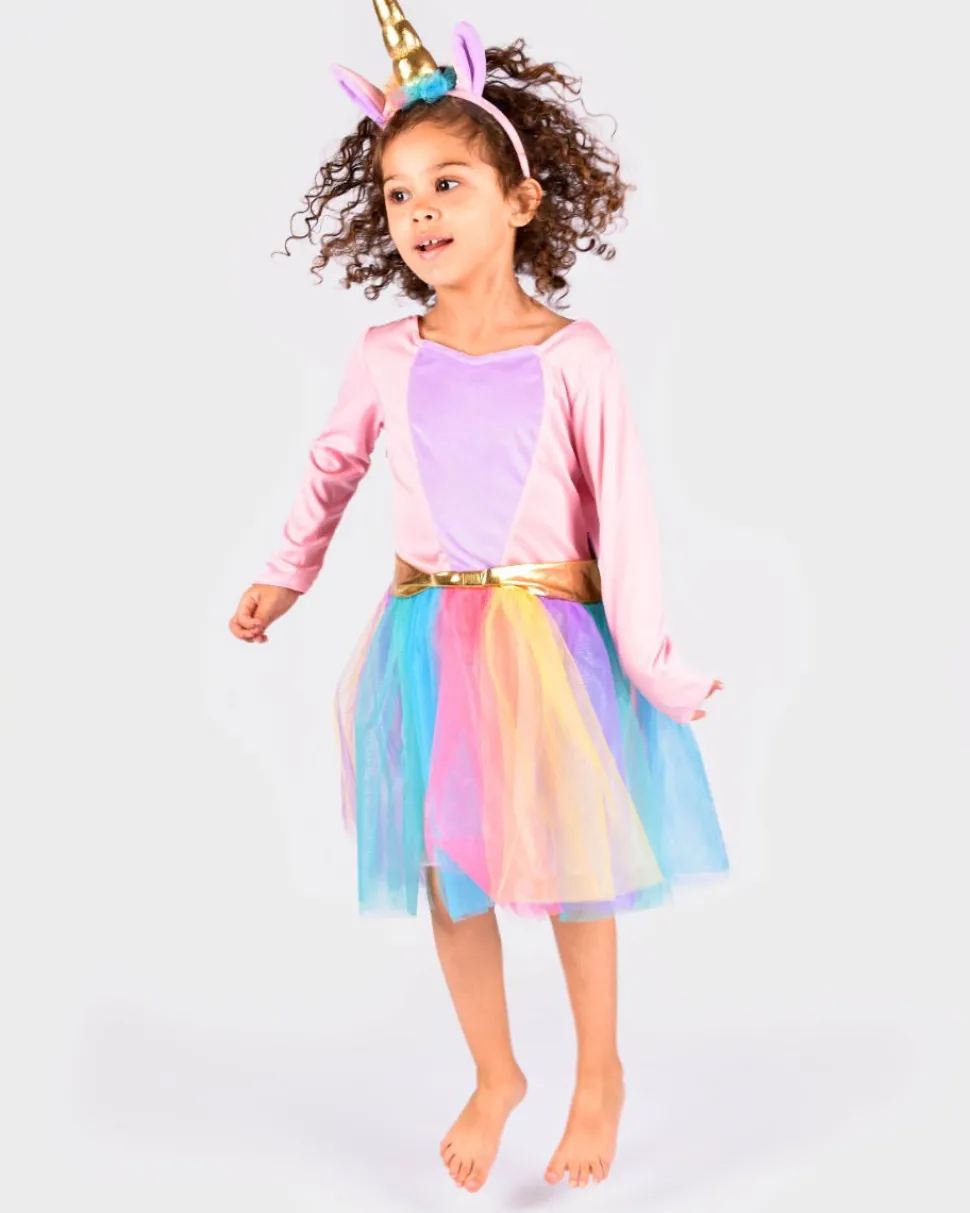 Einhorn - Kleid & Horn, 4-6 J.