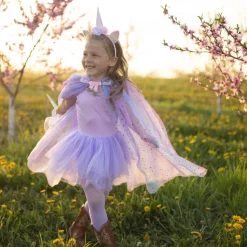 Einhorn - Umhang & Haarreifen, Gr. 3-6 Jahre