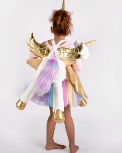 Einhorn Zum Reiten, Weis/Gold