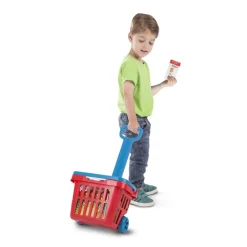 Einkaufskorb Mit Griff Und Rollen